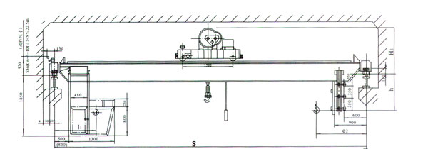 上海鷹鵬:LH型電動(dòng)葫蘆雙梁起重機(jī)