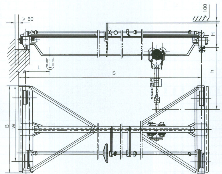河南晟源:LS型手動單梁起重機 LS型