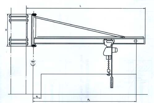 河南晟源:BZQ-A型壁柱式旋臂起重機 BZQ-A型