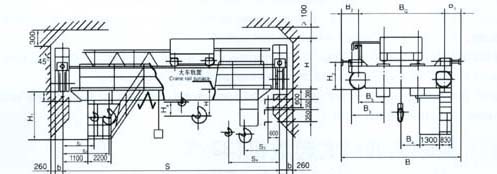 河南晟源:16/3.2-50/10t噸變頻調速橋式起重機