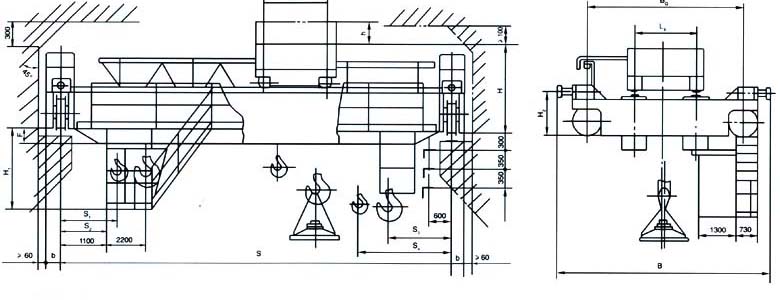 河南晟源:主鉤電磁橋式起重機(16/3.2-32/5t)