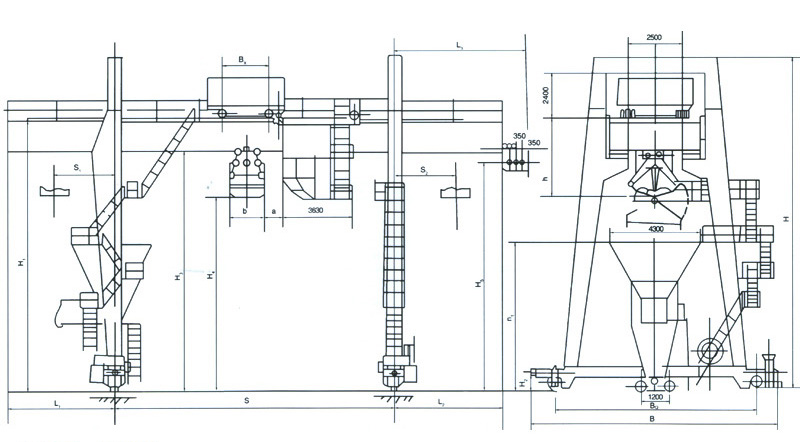 河南晟源: 5、10噸雙主梁抓斗門式起重機