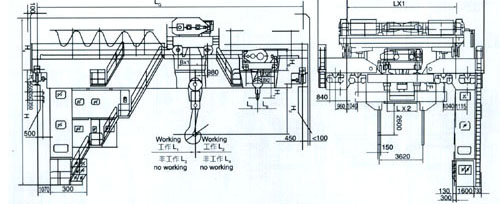 河南晟源:160/40噸鑄造起重機
