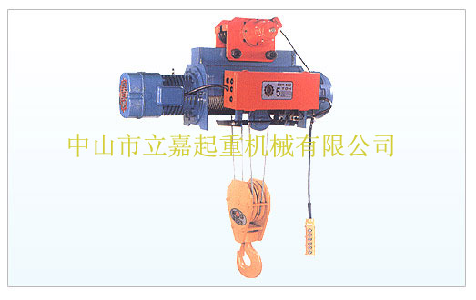 中山立嘉:小車式TB系鋼絲繩電動(dòng)葫蘆