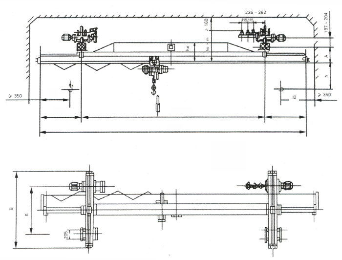 無(wú)錫融威(洛龍):LX-A型0.5-5噸電動(dòng)單梁懸掛 LX-A型