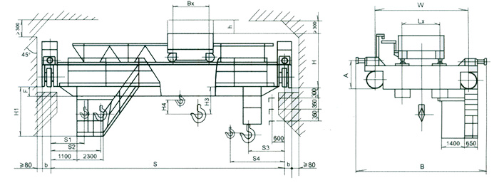無(wú)錫融威(洛龍):10/3噸電動(dòng)雙梁橋式起重機(jī)