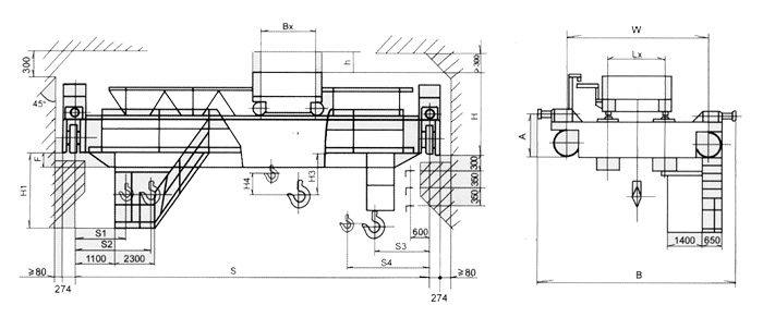 無(wú)錫融威(洛龍):16/3.2噸電動(dòng)雙梁慢速吊鉤橋式起重機(jī)