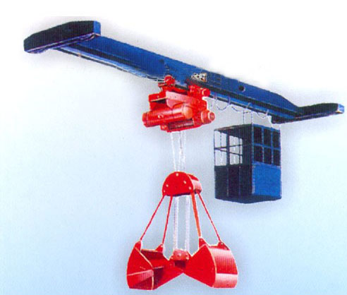 河南省機(jī)器3-5噸單梁抓斗起重機(jī) 3-5噸