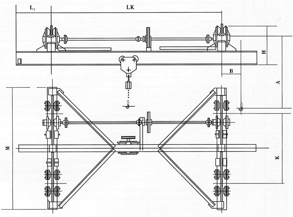 河南衛(wèi)華:SDXQ-3型手動單梁懸掛起重機 SDXQ-3型