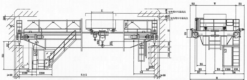 河南衛(wèi)華:QD型16/3.2~50/10噸吊鉤橋式起重機(jī) QD型