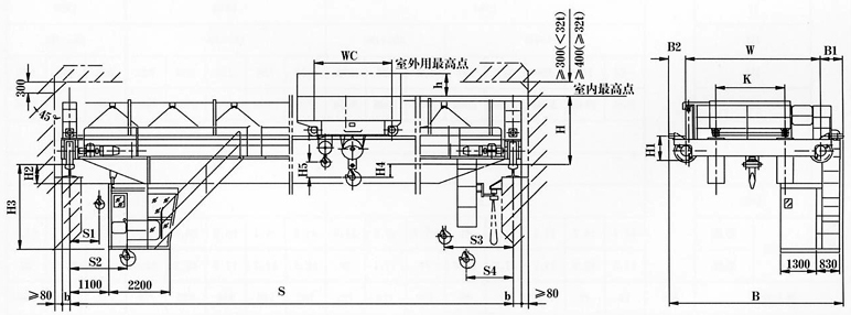 河南衛(wèi)華:QB型5～50/10噸防爆橋式起重機 QB型