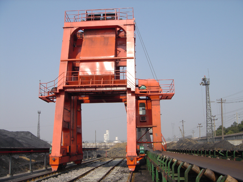 無錫華莊DXM-5.4-400改進(jìn)型單跨線門式鏈斗卸車機(jī)