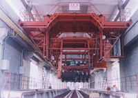 無錫華莊LX-8-400改進型單跨線橋式螺旋卸車機