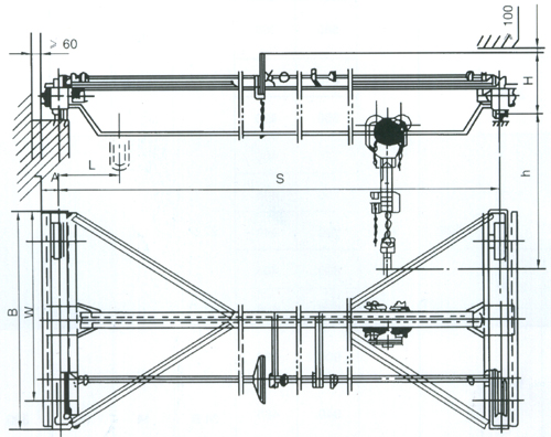 上海炬神:ls型手動(dòng)單梁起重機(jī)