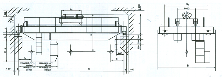 上海炬神:lh型電動葫蘆橋式起重機(jī)（5t） lh型
