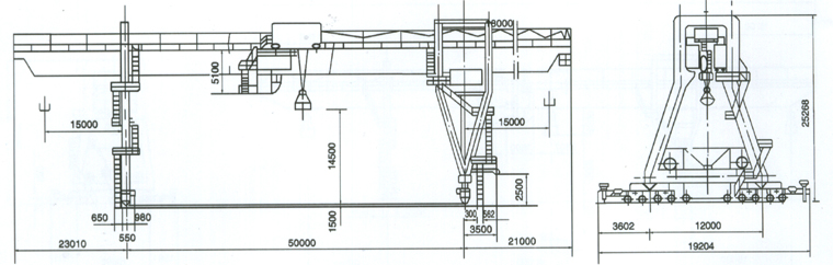 上海炬神:10噸裝卸橋
