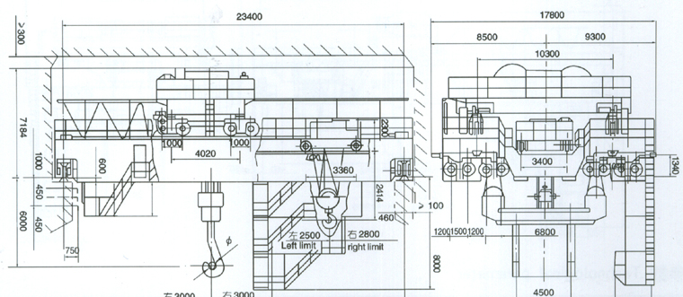 上海炬神:280/75噸鑄造起重機(jī)