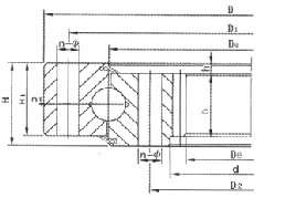 常州瑞特單排球式回轉(zhuǎn)支承(01系列)