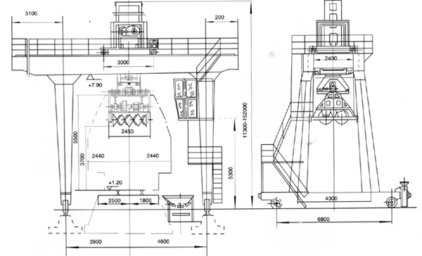 無錫中機(jī)：862 型門式螺旋卸車機(jī)