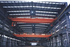 江陰華澄:29米雙跨、50T雙層行車大型起重機(jī)