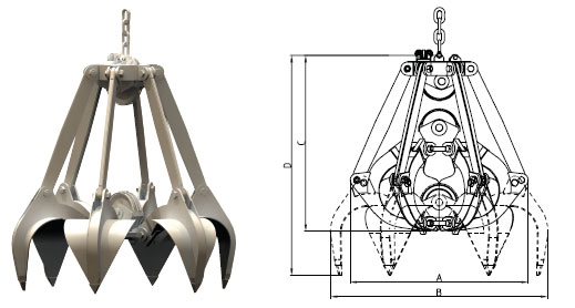 無錫新華:雙索多瓣抓斗