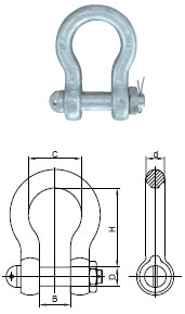 無錫新華:合金鋼圓型（C）卸扣