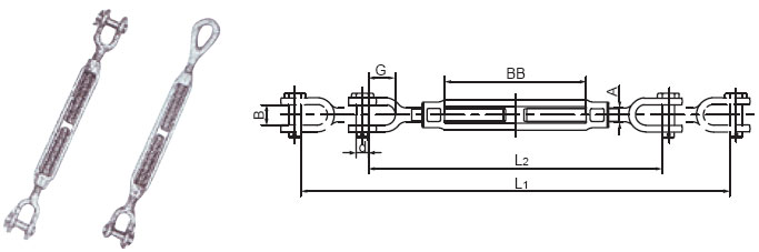 無錫新華:美標(biāo)UU型開式螺旋扣