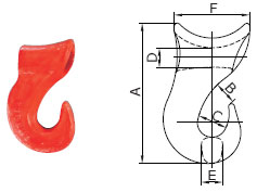 無錫新華:彎孔鉤（鋼絲繩滑鉤）