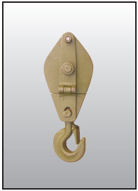 無錫新華:單輪吊鉤（開式、閉式）滑車