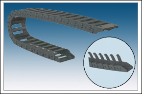 河北博納:BNEE25KW系列橋式外開蓋輕型拖鏈 BNEE25KW系列