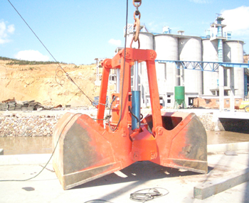 上海碩力:電動(dòng)液壓雙顎瓣抓斗