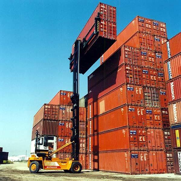 美國米杰克叉車(Mi-Jack)空箱集裝箱堆高機 MJ 25 H78 SkyPacker (Double Box)