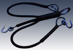 江蘇正申工索具:三叉式橡膠鋼絲吊裝繩索