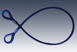 江蘇正申工索具:壓膠鋼絲吊裝索具