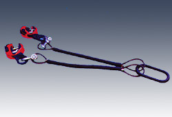 江蘇正申工索具:壓膠鋼絲吊裝成套索具