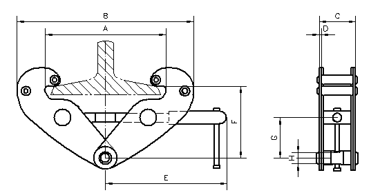 杭州錦昌LJ型螺旋夾持器