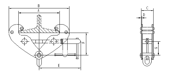 杭州錦昌LJ-Q1型螺旋夾持器
