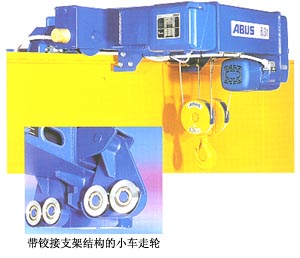 上海安博單梁起重機用鋼絲繩電動葫蘆