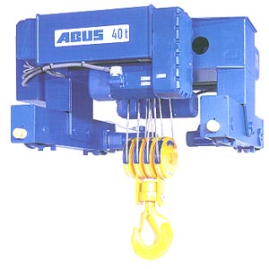 上海安博雙梁起重機用鋼絲繩電動葫蘆