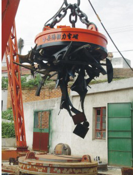 岳陽強(qiáng)力吊運(yùn)廢鋼電磁鐵 MW5 高頻型系列 MW5 高頻型系列