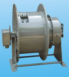 岳陽強(qiáng)力彈力電纜卷筒水平地面卷取式