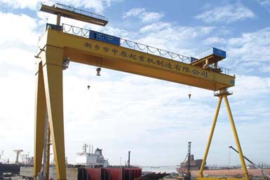 新鄉(xiāng)市中原MEC2X40+50-10t-30m門式起重機