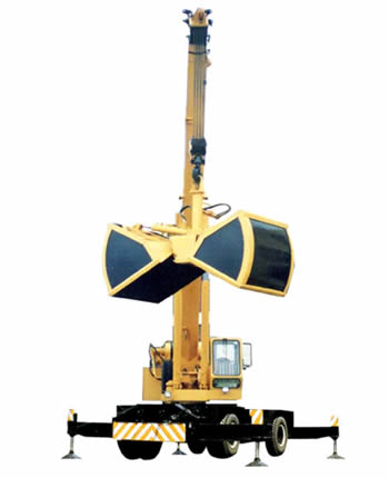 江蘇八達(dá)重工：QLYS16SZ“雙動力”液壓輪胎式伸縮臂抓斗起重機 QLYS16SZ