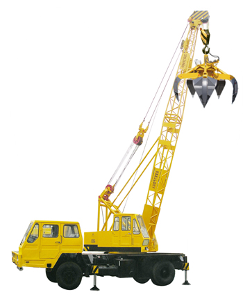 江蘇八達(dá)重工：SDQY20HZ型“雙動(dòng)力”液壓桁架臂抓斗起重機(jī) SDQY20HZ型