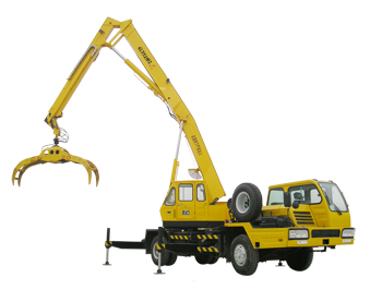 江蘇八達(dá)重工：SDQY20DZ“雙動(dòng)力”液壓伸縮臂抓斗起重機(jī) SDQY20DZ
