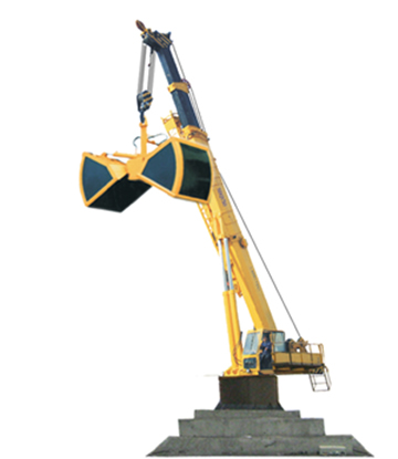 江蘇八達重工：QLYD20SZ-G伸縮臂固定式電動液壓抓斗起重機 QLYD20SZ-G