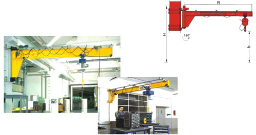 江陰奇力:BX□-Z型系列壁柱式旋臂吊 BX□-Z型