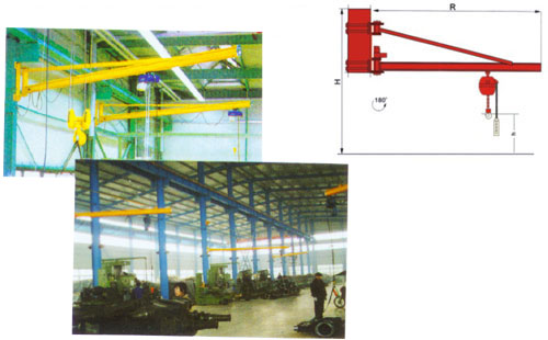 江陰奇力:BX□-XF型系列壁柱式旋臂吊 BX□-XF型
