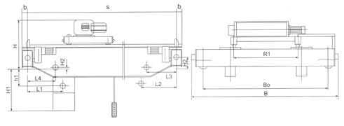 南海高達(dá):LH型電動葫蘆雙梁起重機(jī)