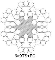 貴州巨龍:異型股鋼絲繩 6×9TS